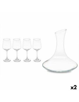 Conjunto para Degustação de Vinho Transparente Vidro 420 ml 1,8 L (2 Unidades)