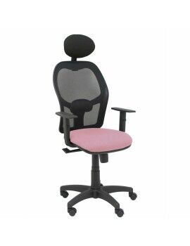 Cadeira de escritório com apoio para a cabeça P&C B10CRNC Cor de Rosa