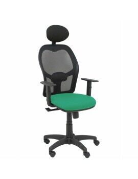 Cadeira de escritório com apoio para a cabeça P&C B10CRNC Verde Esmeralda