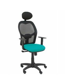Cadeira de escritório com apoio para a cabeça P&C B10CRNC Verde Turquesa