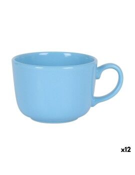 Taza Azul Cerámica 500 ml (12 Unidades)