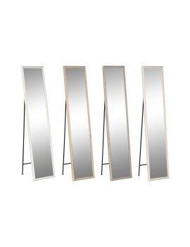 Espelho de pé Home ESPRIT Branco Castanho Bege Cinzento 34 x 3 x 155 cm (4 Unidades)