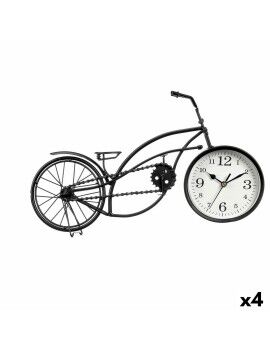 Tafelklok Bicicleta Preto Metal 42 x 24 x 10 cm (4 Unidades)