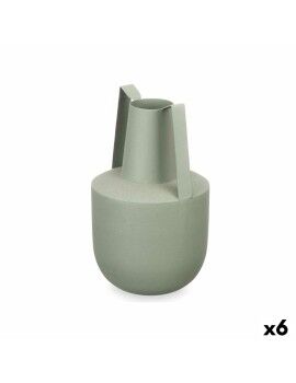 Vaso Com pegas Verde Aço 14 x 24 x 14 cm (6 Unidades)