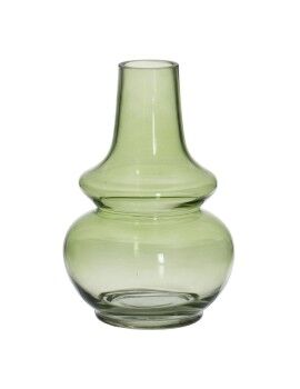 Vaso Verde Cristal 13 x 13 x 19 cm