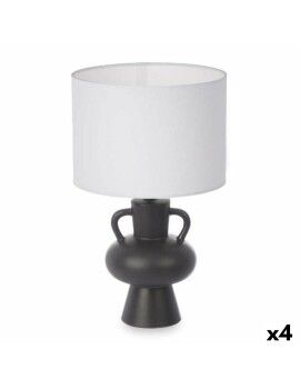 Lâmpada de mesa Vaso 40 W Preto Cerâmica 24 x 39,7 x 24 cm (4 Unidades)