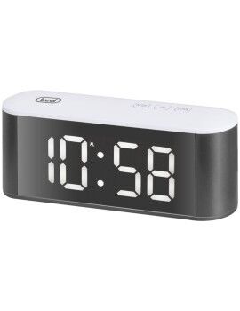 Relógio-Despertador Trevi EC 883 BL Branco Preto