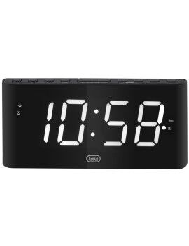 Relógio-Despertador Trevi EC 889 Branco Preto