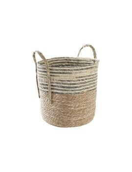 Cesta DKD Home Decor Fibra (33 x 33 x 35 cm) (2 Unidades)