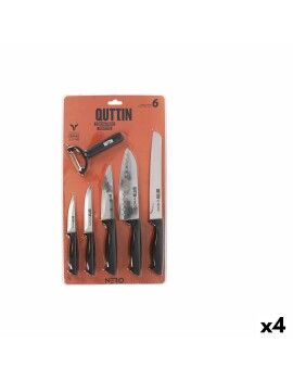 Set de Cocina Quttin Nero Negro 6 Piezas (4 Unidades)