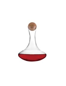 Decantador de Vinho Home ESPRIT Madeira Cristal 1,5 L