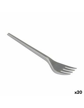 Conjunto de garfos reutilizáveis Algon 100 Peças 16,5 cm (20 Unidades)