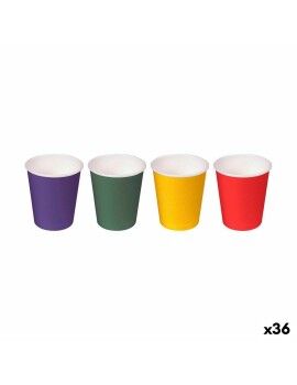 Set de Vasos de Chupito Algon Desechables Cartón Multicolor 20 Piezas 50 ml (36 Unidades)