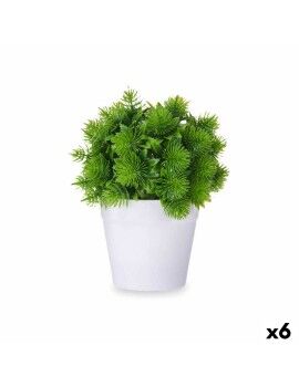 Planta Decorativa Plástico 17 x 19,5 x 17 cm (6 Unidades)