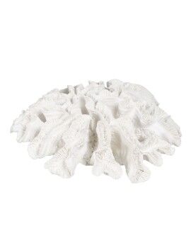 Figura Decorativa Branco Coral 30 x 30 x 11 cm