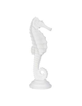 Figura Decorativa Blanco Caballito de Mar 11 x 9 x 31 cm