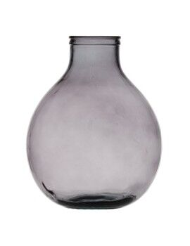 Vaso Cinzento Vidro reciclado 37 x 37 x 46 cm