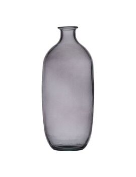Vaso Cinzento Vidro reciclado 13 x 13 x 31 cm