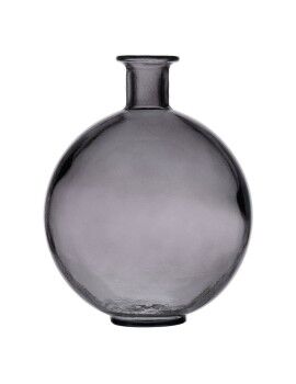 Vaso Cinzento Vidro reciclado 20 x 20 x 25 cm