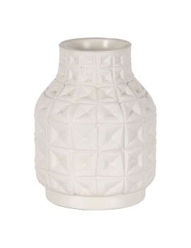Vaso Branco Cerâmica 22 x 22 x 28 cm
