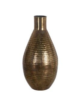 Vaso Bronze Dourado Alumínio 32 x 32 x 62,5 cm