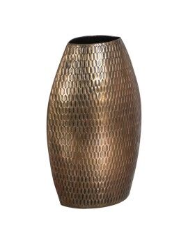 Vaso Dourado Alumínio 10 x 21 x 33 cm