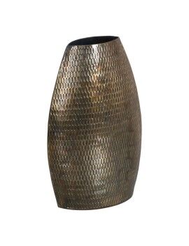 Vaso Dourado Alumínio 12 x 25 x 41 cm