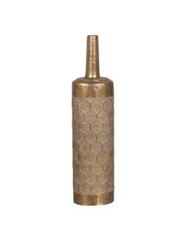 Vaso Dourado Ferro 20,5 x 15 x 85 cm