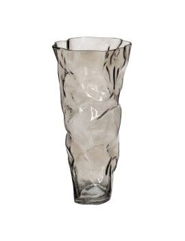 Vaso Cinzento Cristal 19 x 17 x 38,5 cm