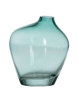 Vaso Verde Cristal 14,5 x 9,5 x 17 cm