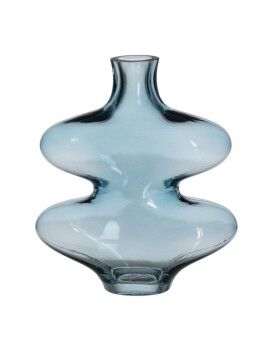 Vaso Azul Cristal 18 x 7,5 x 21,5 cm