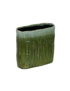 Vaso Verde Cerâmica 32,5 x 15 x 31,5 cm
