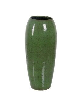 Vaso Verde Cerâmica 35 x 35 x 81 cm
