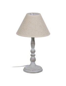 Lámpara de mesa Beige Gris 60 W 220-240 V 20 x 20 x 34 cm