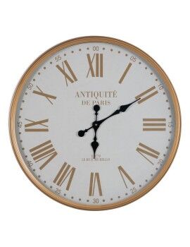Relógio de Parede Branco Natural Ferro 60 x 60 x 6 cm