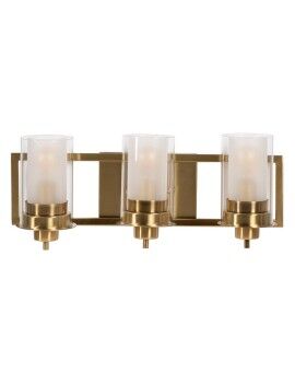 Aplique de Pared Dorado Cristal Hierro A 220-240 V 56 x 17 x 21 cm