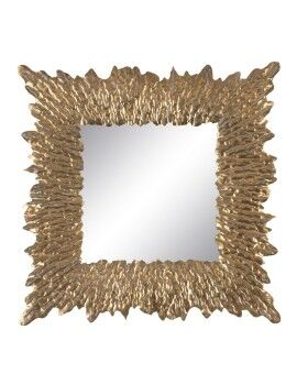 Espelho de parede Dourado Cristal Ferro 74 x 7,5 x 74 cm