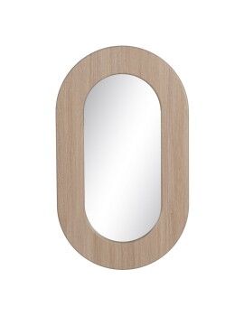 Espejo de pared Natural Cristal Madera MDF 50 x 2,2 x 85 cm