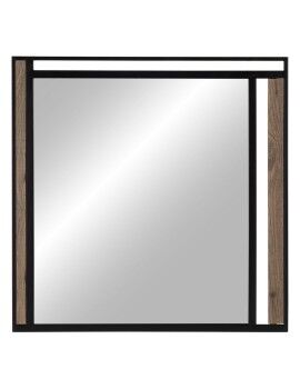 Espejo de pared NUDE Negro Beige 70 x 2 x 70 cm