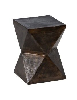 Mesa de Apoio Pequena Bronze Alumínio 30 x 30 x 41 cm