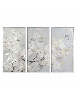 Conjunto de 3 quadros DKD Home Decor Árvore Oriental 150 x 4 x 100 cm