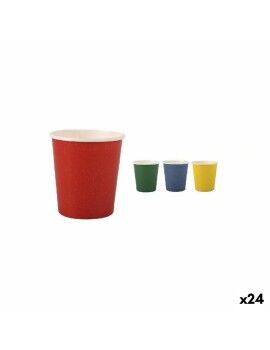 Set de Vasos Algon Desechables Cartón Multicolor 20 Piezas 120 ml (24 Unidades)