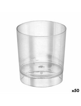 Set de Vasos de Chupito Algon Reutilizable Transparente 10 Piezas 35 ml (50 Unidades)