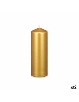 Vela Dourado 7 x 20 x 7 cm (12 Unidades)
