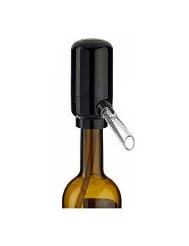 Dispensador Aerador de Vinho Preto Transparente Silicone ABS 5 x 11 x 10 cm