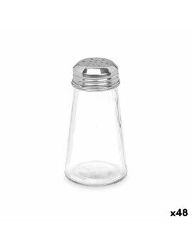 Saleiro-Pimenteiro Transparente Vidro 5,5 x 10,5 x 5,5 cm (48 Unidades) Cónico