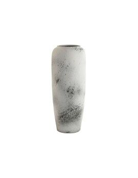 Vaso Home ESPRIT Branco Preto Cerâmica Acabamento envelhecido 20 x 20 x 51 cm