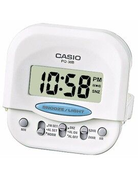 Relógio-Despertador Casio PQ-30B-7E Branco
