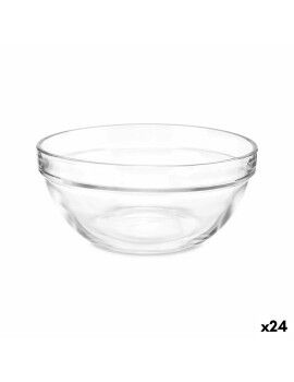 Cuenco Transparente Vidrio 650 ml Apilable (24 Unidades)