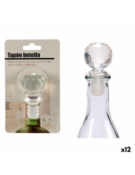 Tapón hermético para botella Transparente 3,5 x 14,5 x 8,5 cm Bola (12 Unidades)